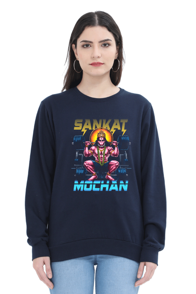 Hanuman Warrior SpiritSweatshirt T-Shirts for Women Vastrdhamm