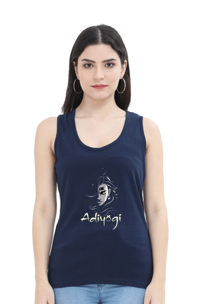 Shiv Ji Nataraja Tank Top T-Shirts for Women Vastrdhamm