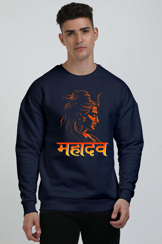 Shiv Ji Nataraja Oversized Sweatshirt T-Shirts  for Men Vastrdhamm