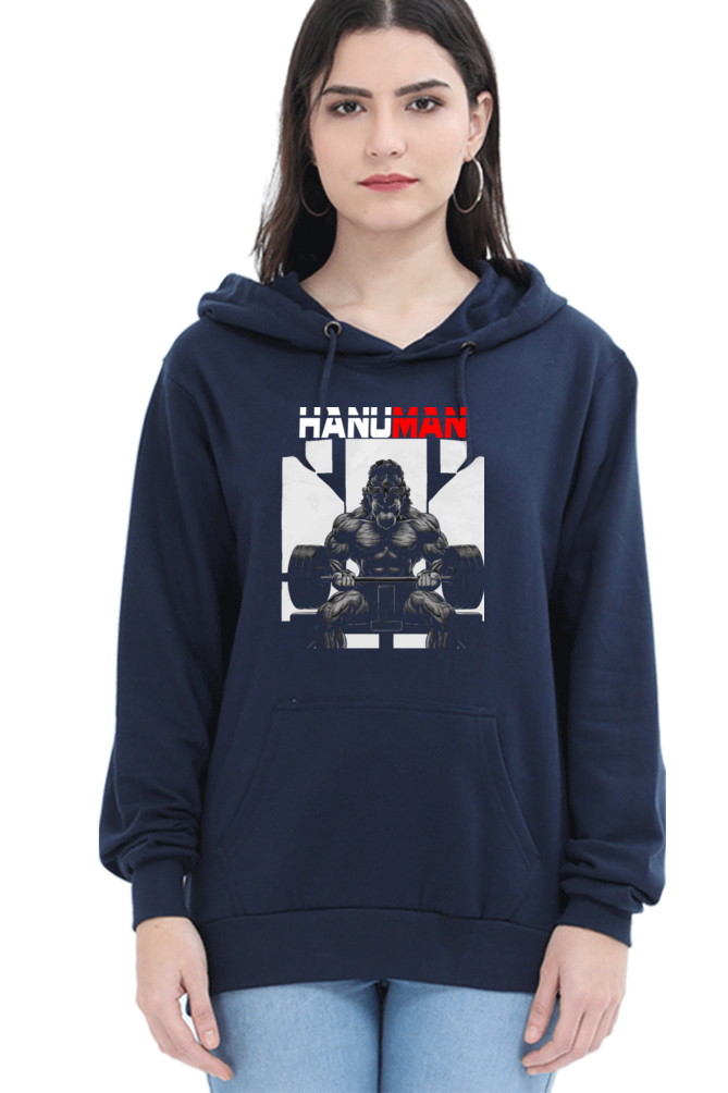 Hanuman Bhakti StrengthHoodie Sweatshirt T-Shirts for Women Vastrdhamm