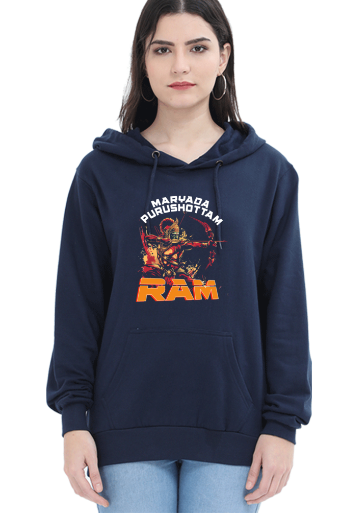 Ram Ji Divine Protector Hoodie Sweatshirt T-Shirts for Women Vastrdhamm