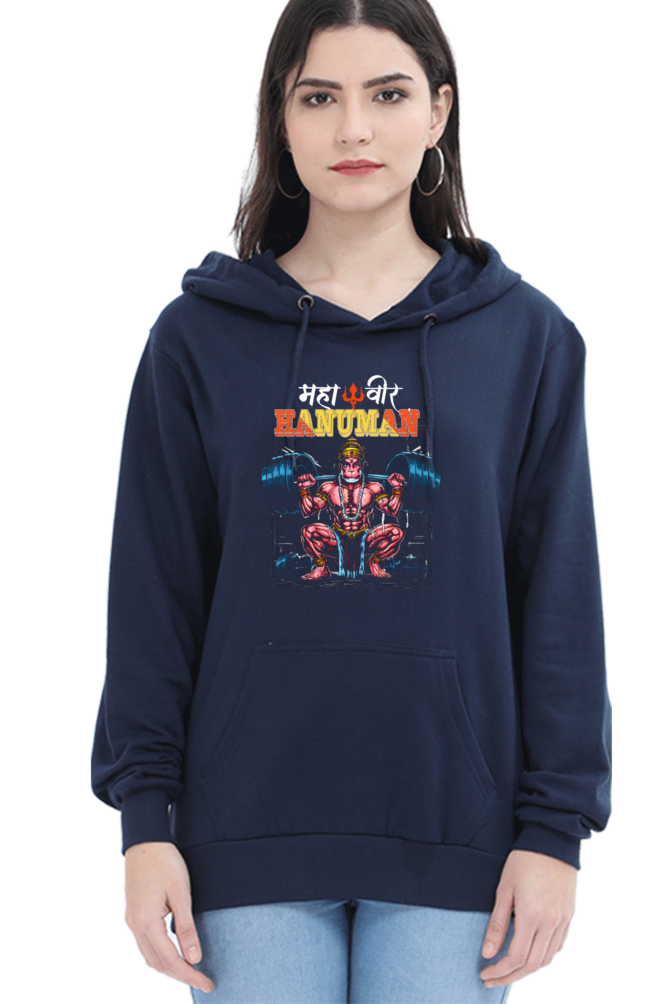 Hanuman Divine PowerhouseHoodie Sweatshirt T-Shirts for Women Vastrdhamm