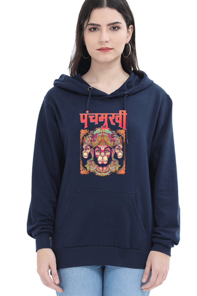 Hanuman Unyielding StrengthHoodie Sweatshirt T-Shirts for Women Vastrdhamm