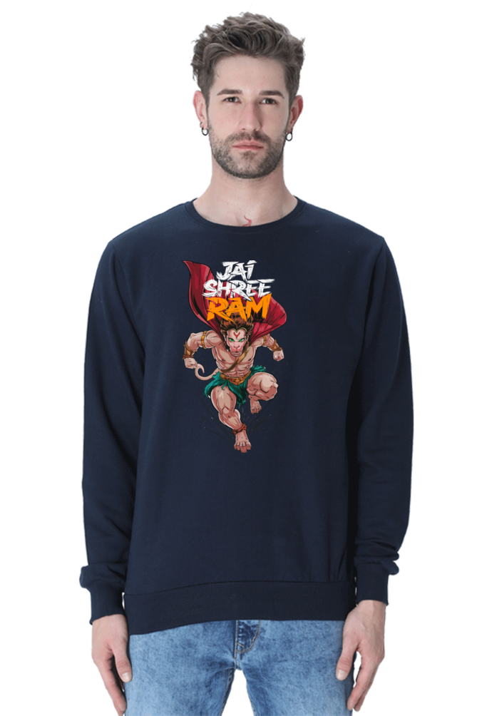 Hanuman Bhakti Power Sweatshirt T-Shirts for Men Vastrdhamm