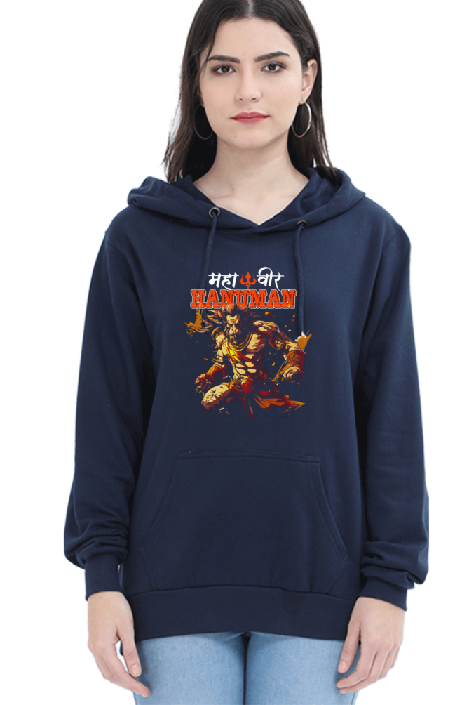 Hanuman DevoteeHoodie Sweatshirt T-Shirts for Women Vastrdhamm