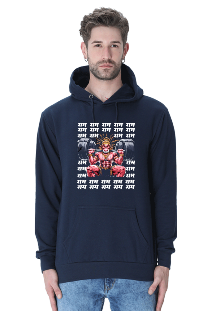 Hanuman Mountain Lifter Hoodie Sweatshirt T-Shirts for Men Vastrdhamm