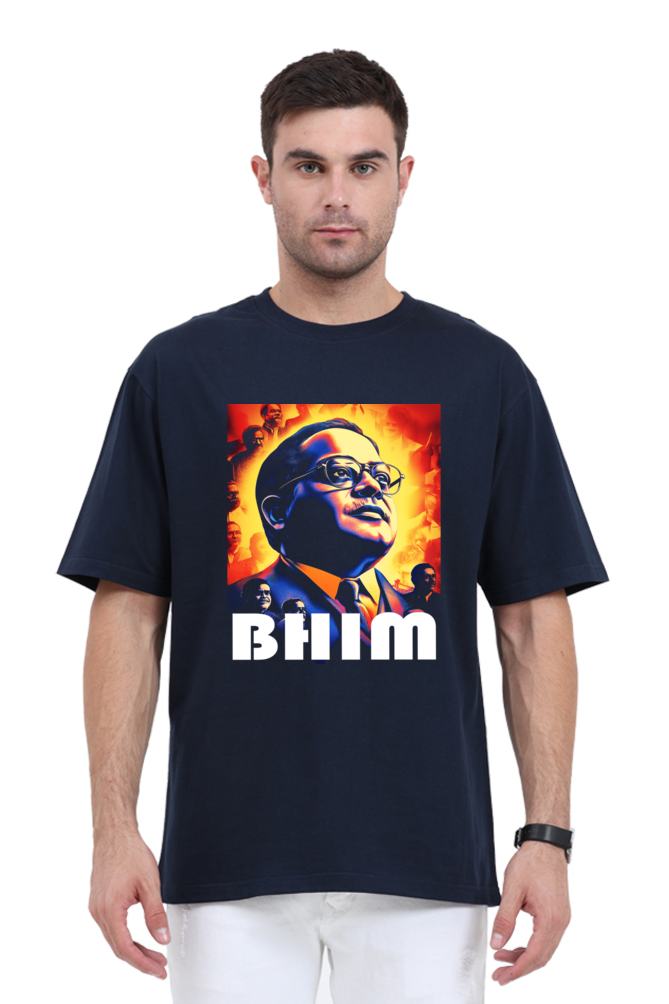 Ambedkar Social Justice Oversized Classic T-Shirts for Men Vastrdhamm