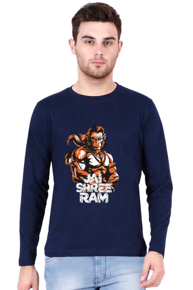 Fearless Hanuman Ji Round Neck Full Sleeve Vastrdhamm