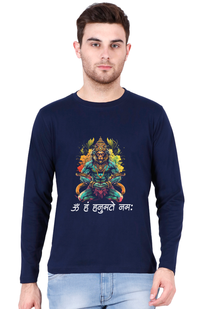 Courage Hanuman Ji Round Neck Full Sleeve Vastrdhamm