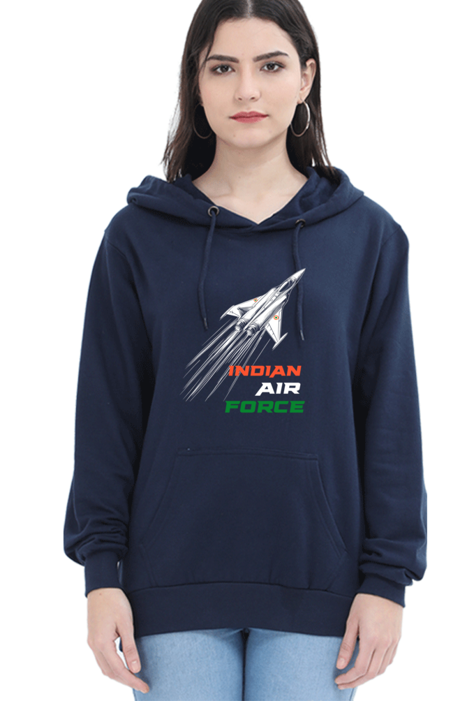 Blue Sky Defenders Indian Air Force. Hoodie Sweatshirt T-Shirts for Women Vastrdhamm