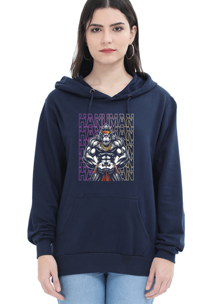 Hanuman Unbreakable SpiritHoodie Sweatshirt T-Shirts for Women Vastrdhamm