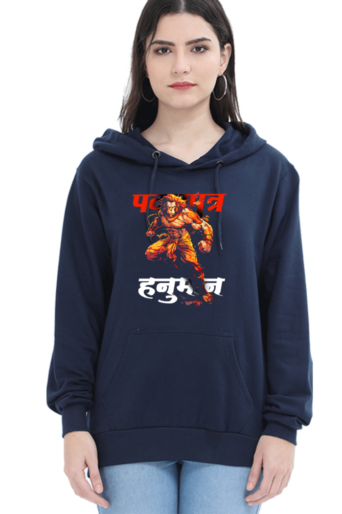 Hanuman Divine AscendancyHoodie Sweatshirt T-Shirts for Women Vastrdhamm