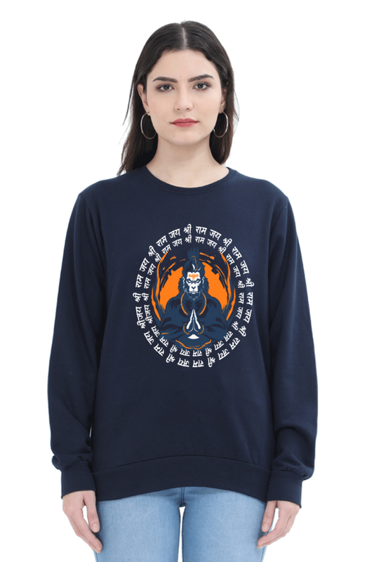 Hanuman Mountain LifterSweatshirt T-Shirts for Women Vastrdhamm