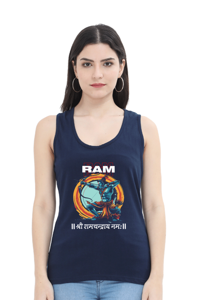 Ram Ji Victory Tank Top T-Shirts for Women Vastrdhamm