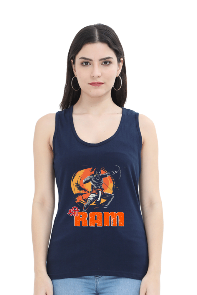 Ram Ji Ayodhya Pride Tank Top T-Shirts for Women Vastrdhamm