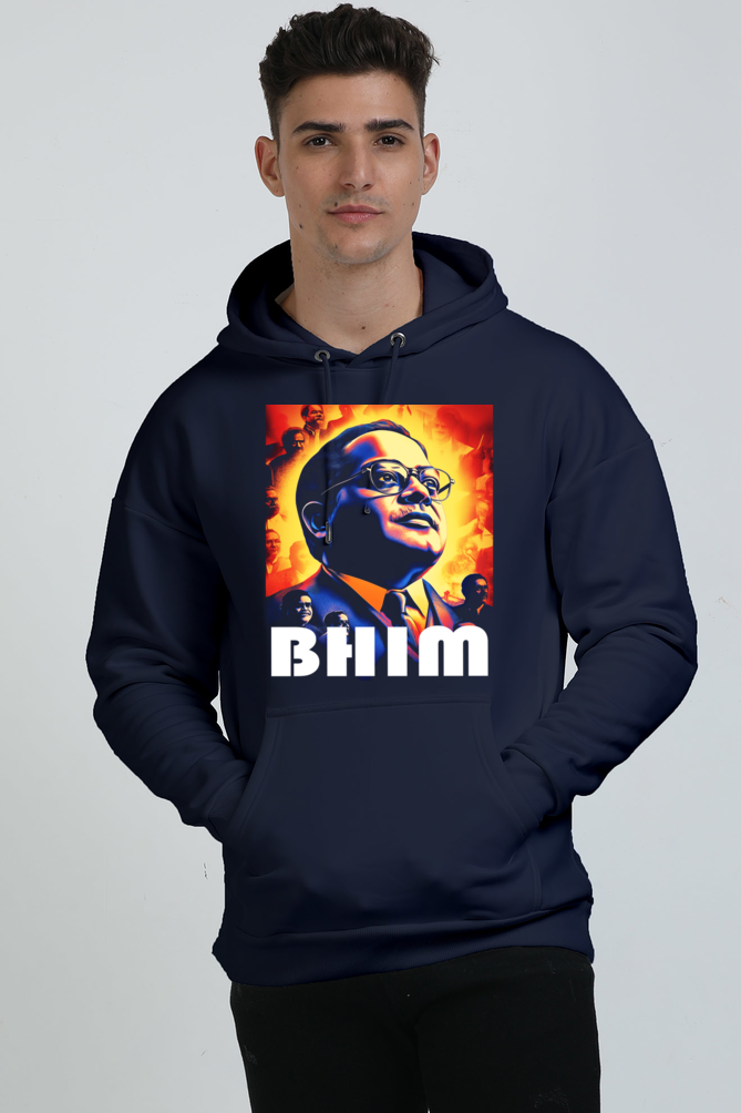 Ambedkar Social Justice Oversized Hooded Sweatshirt T-Shirts for Men Vastrdhamm