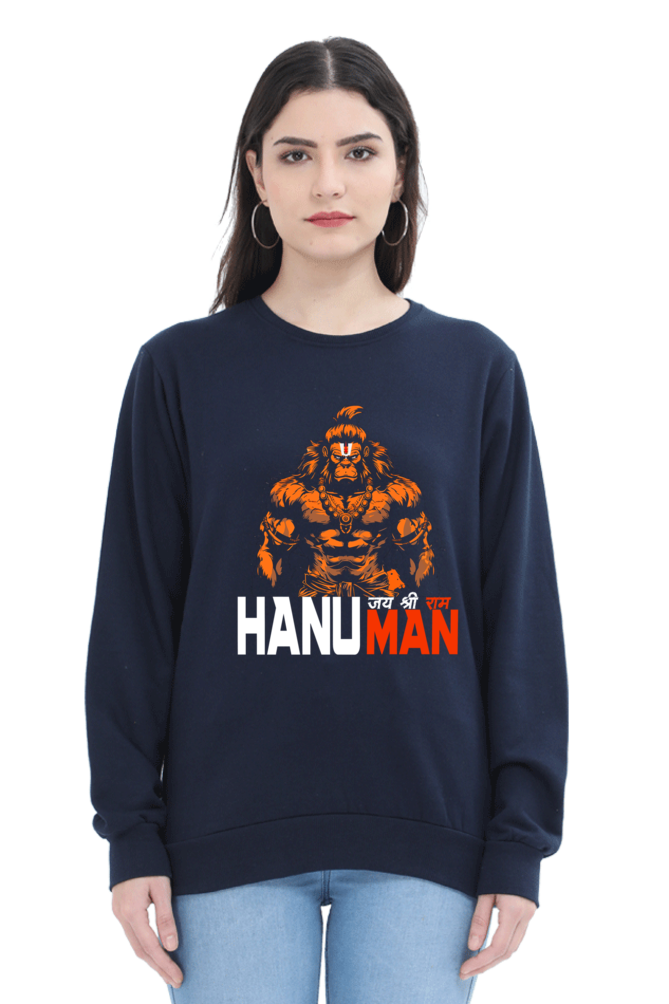 Hanuman Sacred StrengthSweatshirt T-Shirts for Women Vastrdhamm