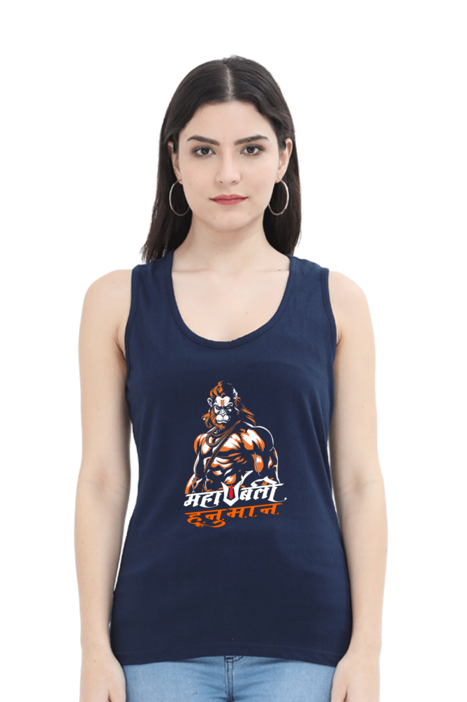 Hanuman CourageTank Top T-Shirts for Women Vastrdhamm