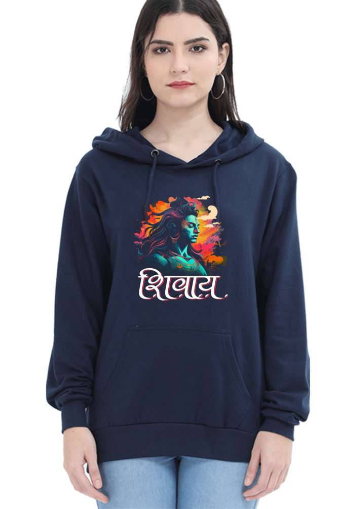 Shiv Ji Trishul Power Hoodie Sweatshirt T-Shirts for Women Vastrdhamm