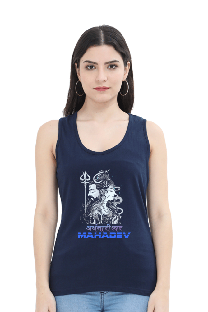 Shiv Ji Blessings Tank Top T-Shirts for Women Vastrdhamm