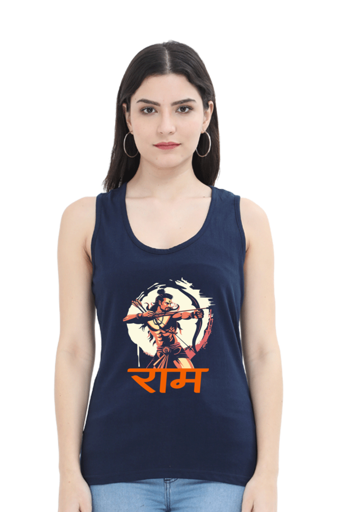 Ram Ji Divine Grace Tank Top T-Shirts for Women Vastrdhamm