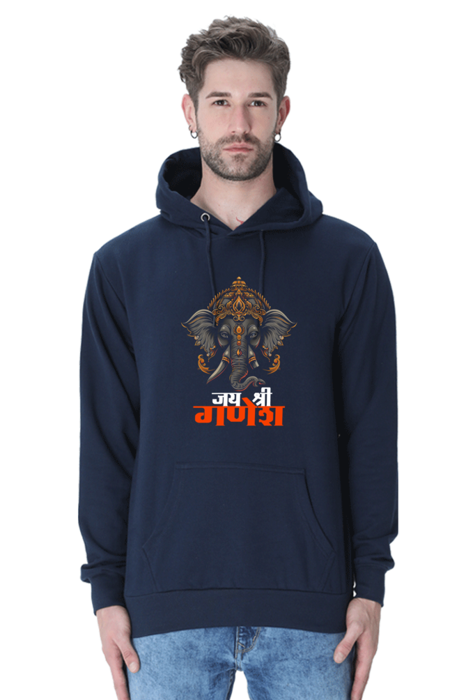 Ganesha Devotion Hoodie Sweatshirt T-Shirts for Men Vastrdhamm