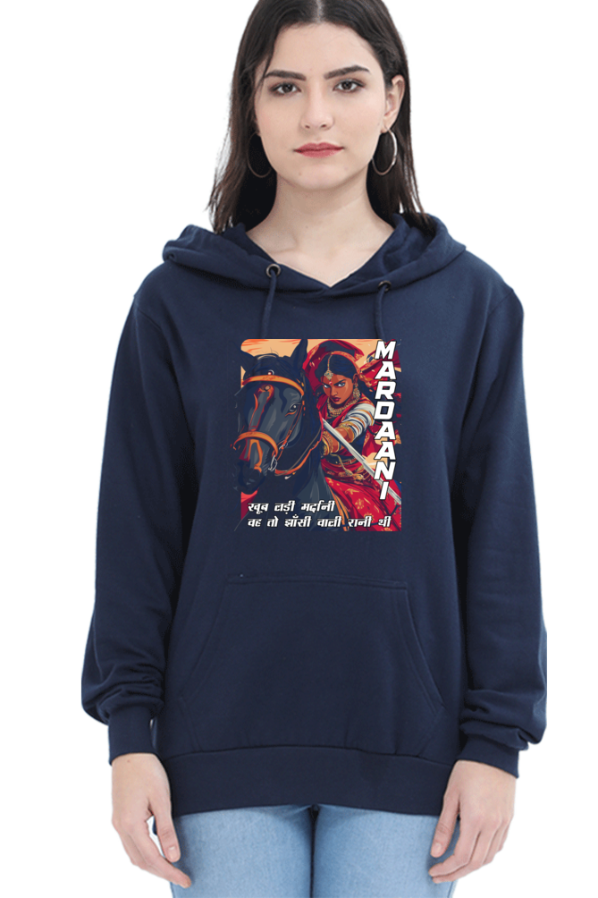 Lakshmi Bai Courage UnleashedHoodie Sweatshirt T-Shirts for Women Vastrdhamm