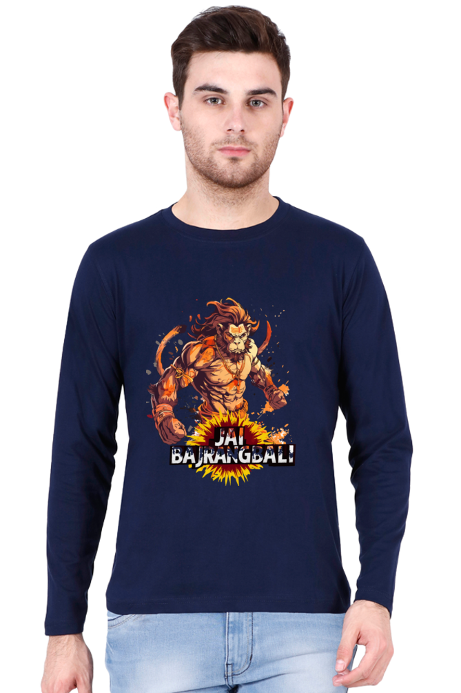 Dynamic Hanuman Ji Round Neck Full Sleeve Vastrdhamm