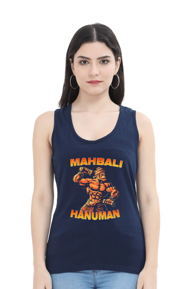 Hanuman MotivationalTank Top T-Shirts for Women Vastrdhamm