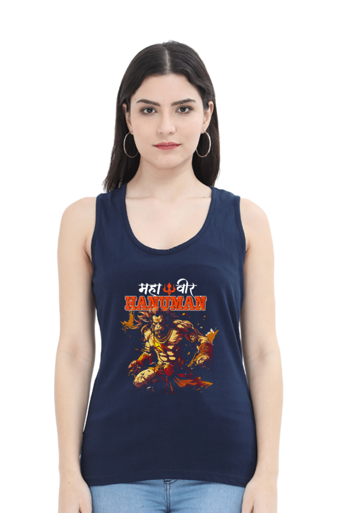 Hanuman CourageTank Top T-Shirts for Women Vastrdhamm