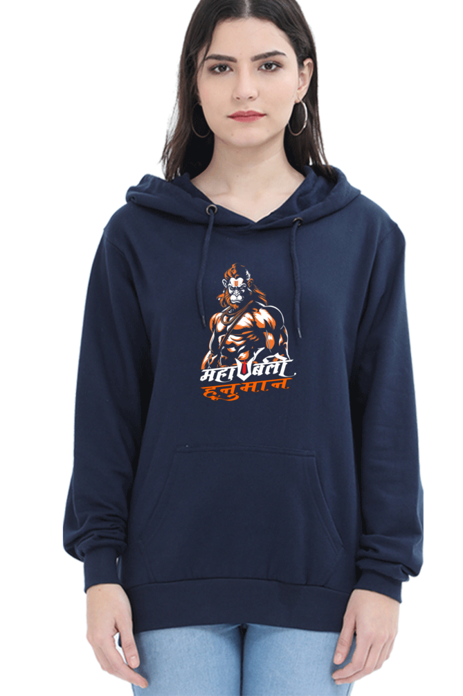 Hanuman Mighty HeroHoodie Sweatshirt T-Shirts for Women Vastrdhamm