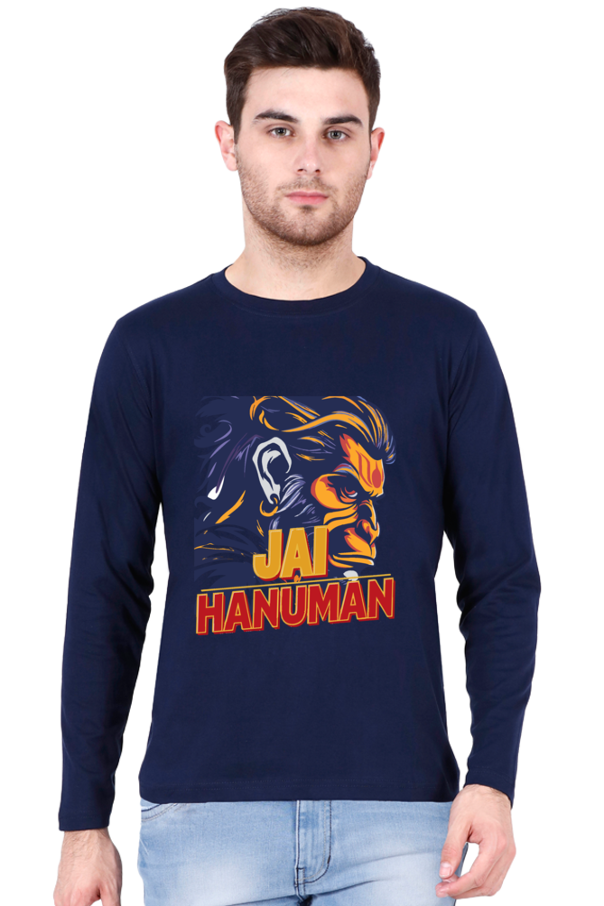 Radiant Hanuman Ji Round Neck Full Sleeve Vastrdhamm