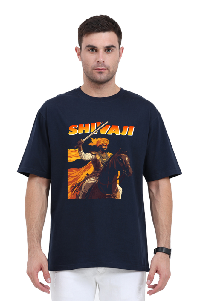 Shivaji Maharaj Protector Oversized Classic T-Shirts for Men Vastrdhamm