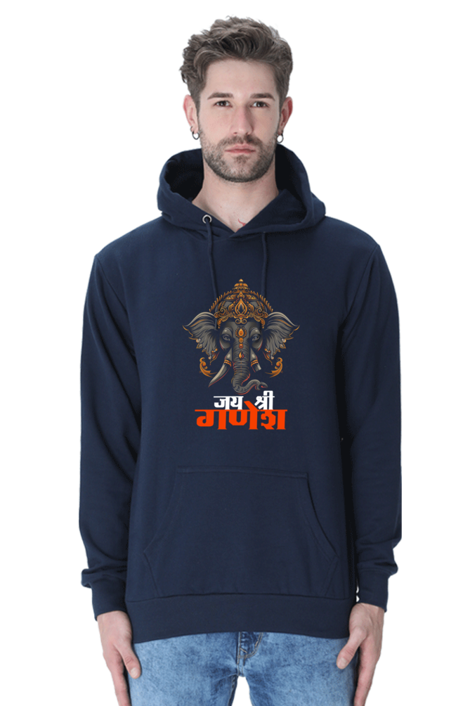 Ganesha Devotion Hoodie Sweatshirt T-Shirts for Men Vastrdhamm