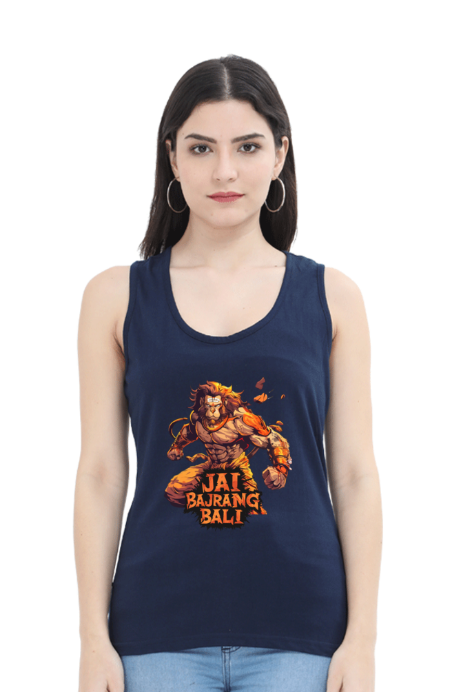 Hanuman DevoteeTank Top T-Shirts for Women Vastrdhamm