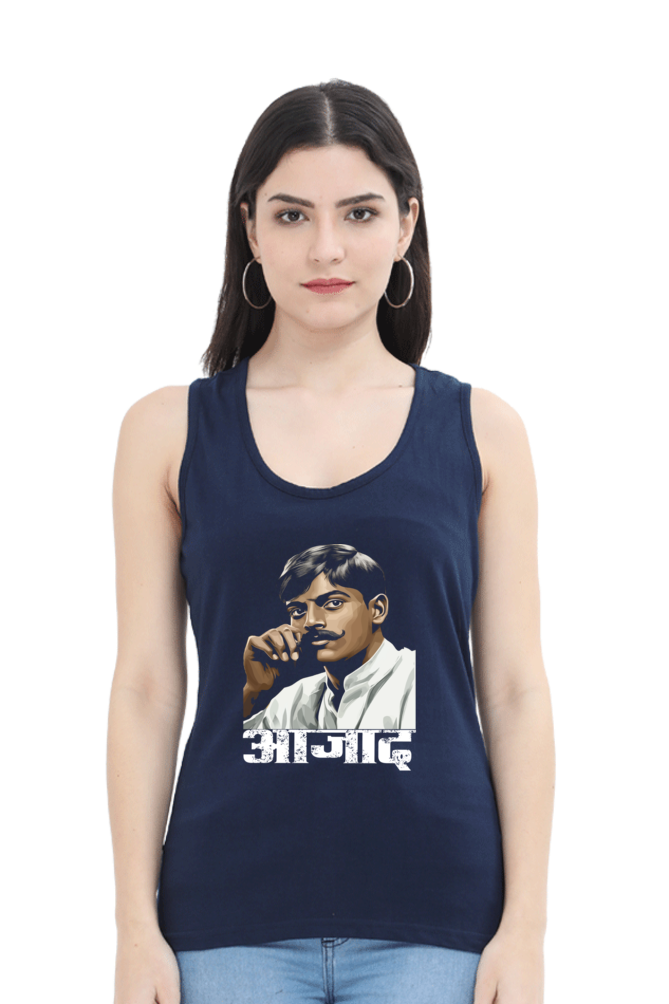 Chandra Shekhar Azad CourageTank Top T-Shirts for Women Vastrdhamm