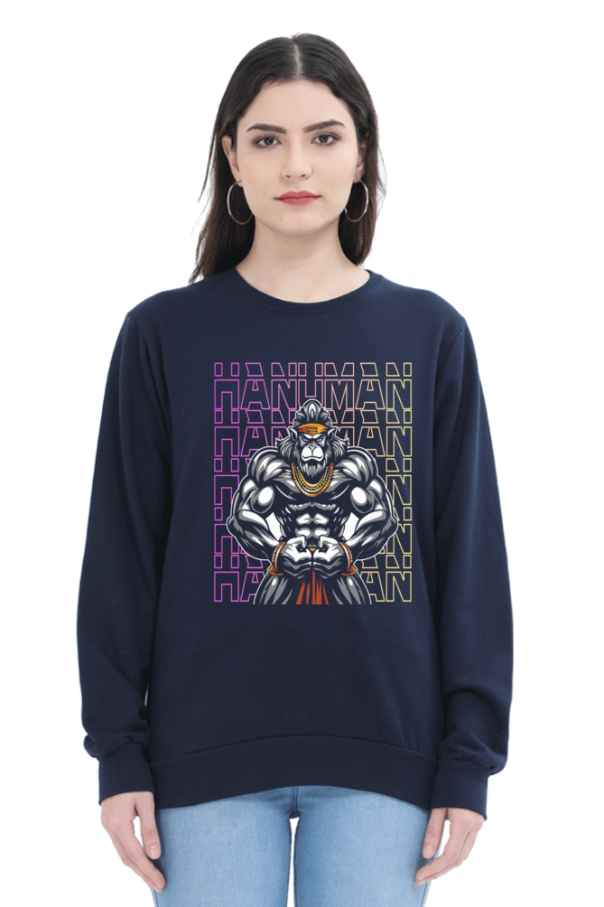 Hanuman Supreme DevotionSweatshirt T-Shirts for Women Vastrdhamm