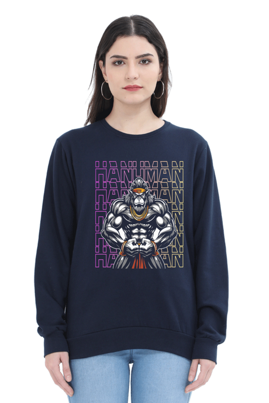 Hanuman Supreme DevotionSweatshirt T-Shirts for Women Vastrdhamm