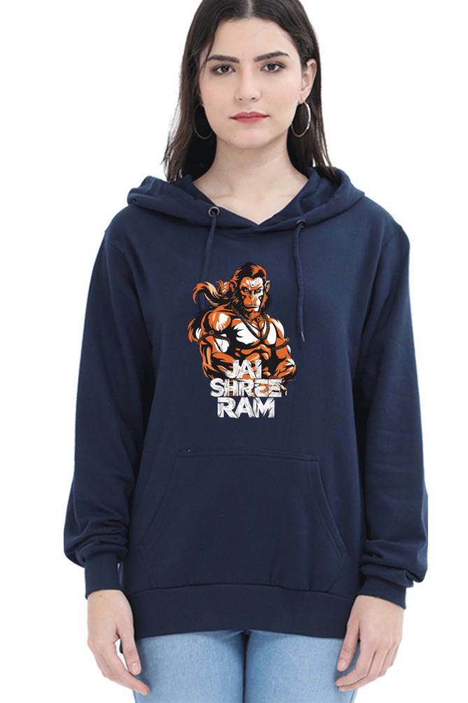 Hanuman Jai Shree RamHoodie Sweatshirt T-Shirts for Women Vastrdhamm