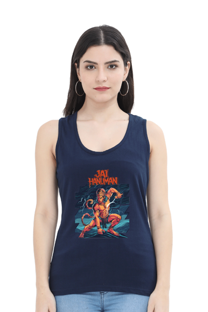 Hanuman Sacred MightTank Top T-Shirts for Women Vastrdhamm