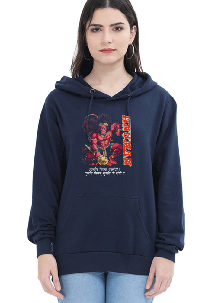 Hanuman Devotion Hoodie Sweatshirt T-Shirts for Women Vastrdhamm