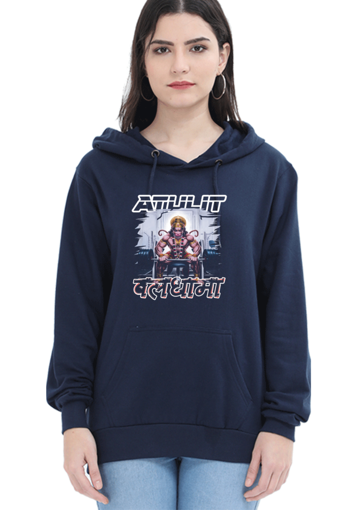 Hanuman Devotional PowerHoodie Sweatshirt T-Shirts for Women Vastrdhamm