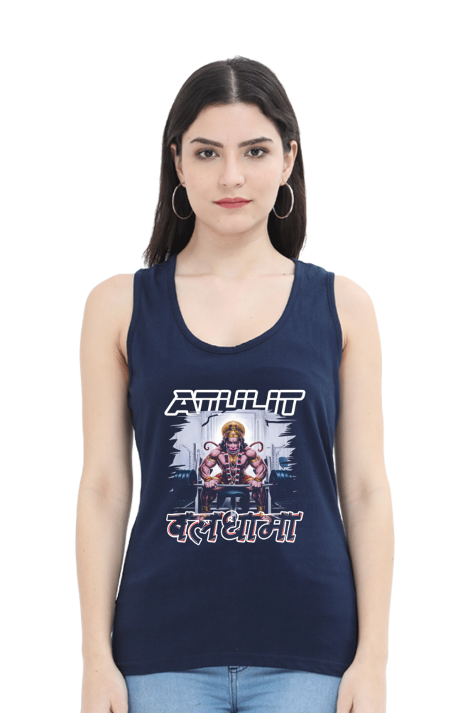 Hanuman Immortal StrengthTank Top T-Shirts for Women Vastrdhamm