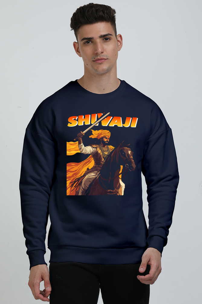 Shivaji Maharaj Legacy Oversized Sweatshirt T-Shirts for Men Vastrdhamm