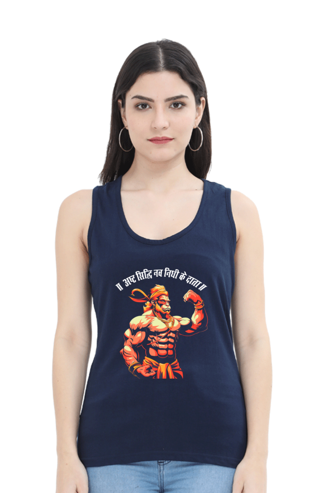 Hanuman FearlessTank Top T-Shirts for Women Vastrdhamm