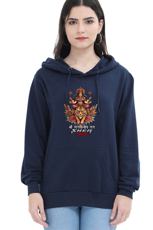 Durga ProtectorHoodie Sweatshirt T-Shirts for Women Vastrdhamm