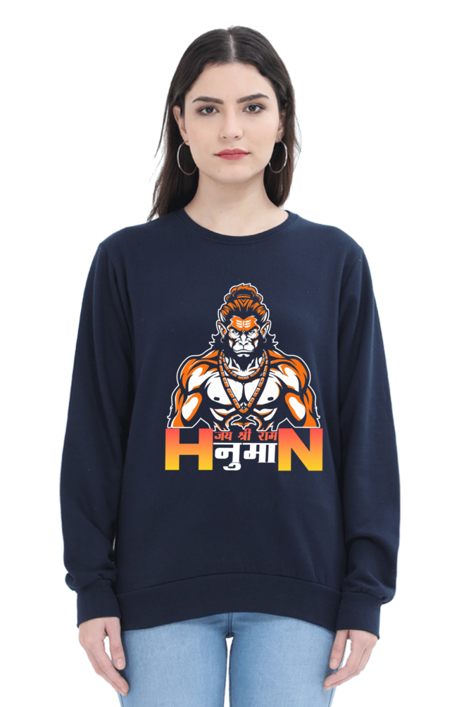 Hanuman Boundless BraverySweatshirt T-Shirts for Women Vastrdhamm