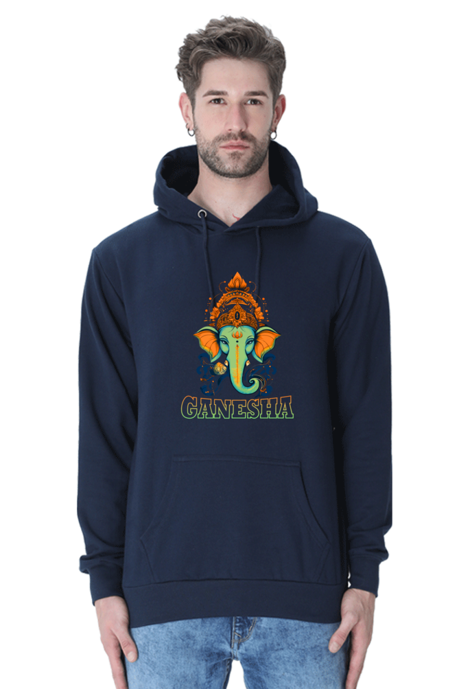 Jai Ganesha Power Hoodie Sweatshirt T-Shirts for Men Vastrdhamm