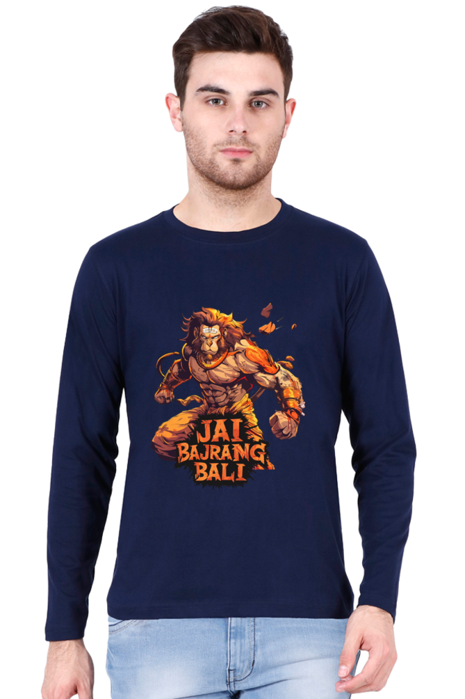 Majestic Hanuman Ji Round Neck Full Sleeve Vastrdhamm