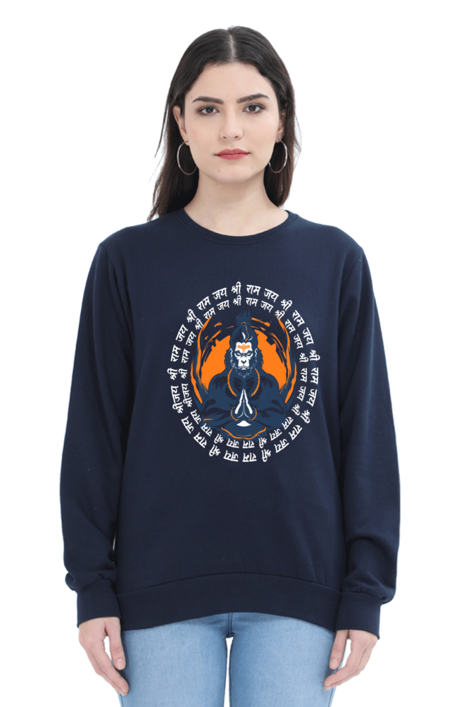 Hanuman Mountain LifterSweatshirt T-Shirts for Women Vastrdhamm